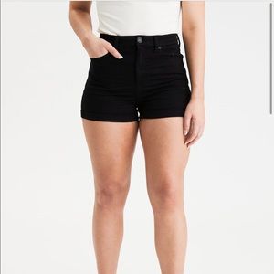 American Eagle Curvy High-Waisted Short Shorts